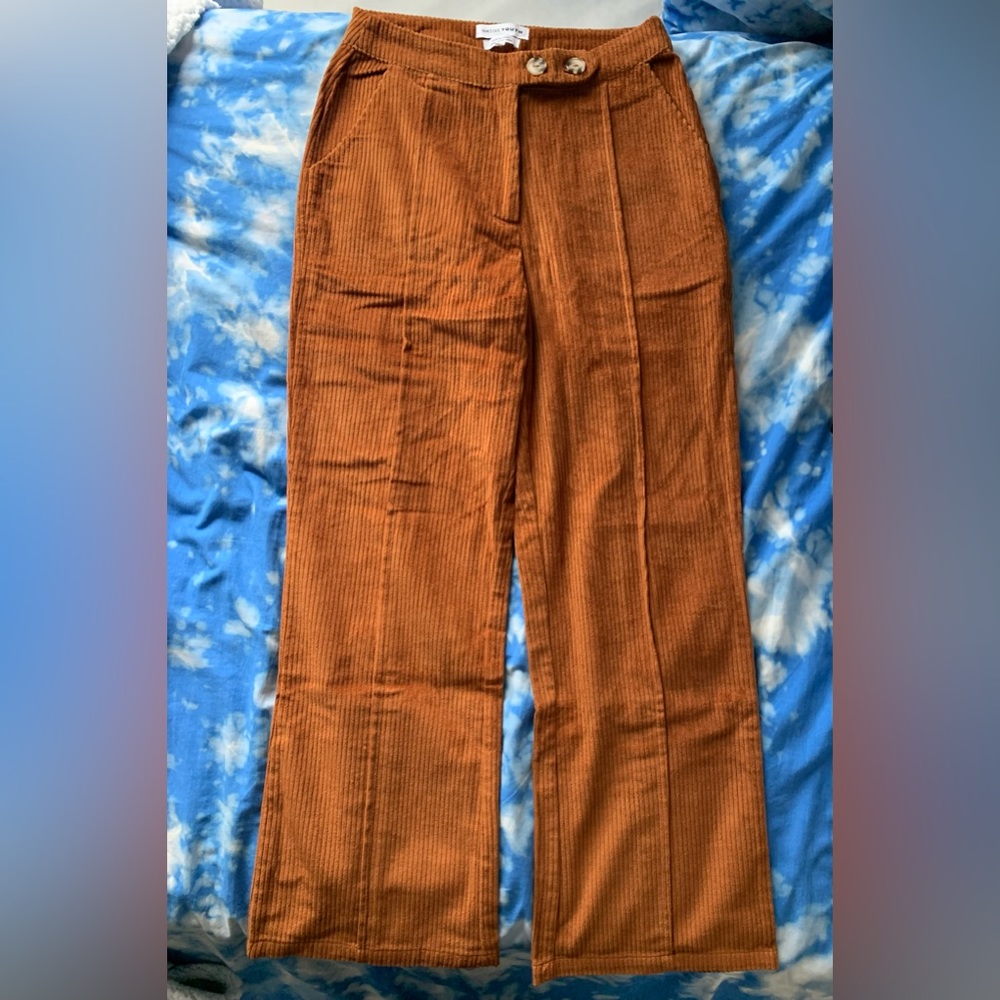 Native Youth wide leg corduroy pants